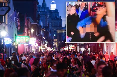 ESPN shows woman flashing her breast on Bourbon Street。